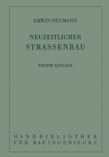 bokomslag Der neuzeitliche Straßenbau