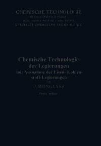 bokomslag Chemische Technologie der Legierungen