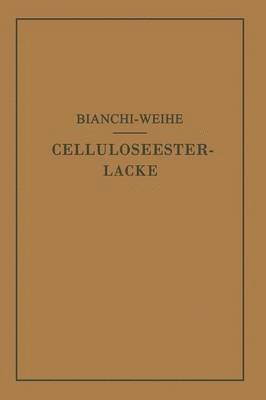 bokomslag Celluloseesterlacke