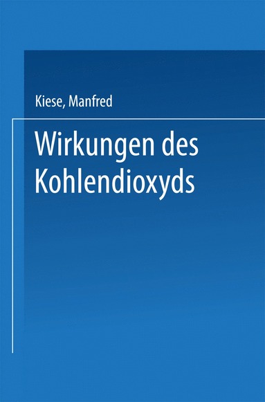 bokomslag Wirkungen des Kohlendioxyds