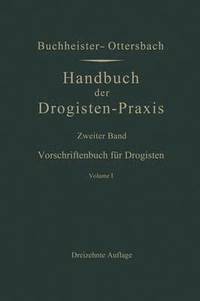 bokomslag Vorschriftenbuch fr Drogisten