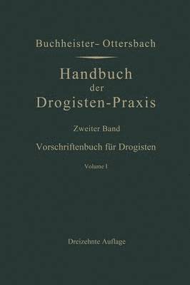 bokomslag Vorschriftenbuch fr Drogisten