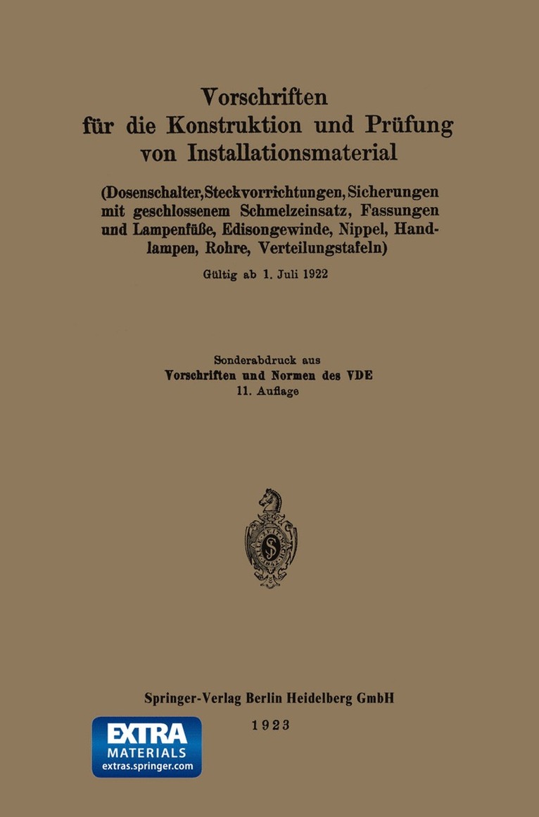 Vorschriften für die Konstruktion und Prüfung von Installationsmaterial