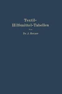 bokomslag Textil-Hilfsmittel-Tabellen