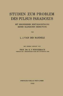 bokomslag Studien zum Problem des Pulsus Paradoxus