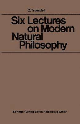 bokomslag Six Lectures on Modern Natural Philosophy
