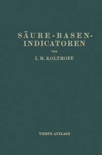 bokomslag Säure-Basen- Indicatoren