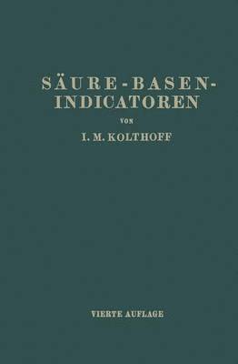 bokomslag Saure-Basen- Indicatoren