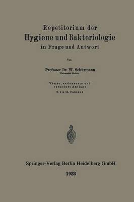 Repetitorium der Hygiene und Bakteriologie in Frage und Antwort 1