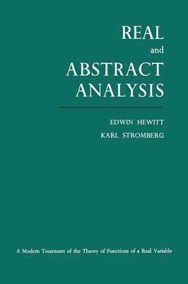 Real and Abstract Analysis 1