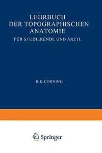 bokomslag Lehrbuch der topographischen Anatomie fr Studierende und rzte