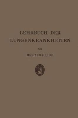 bokomslag Lehrbuch Der Lungenkrankheiten