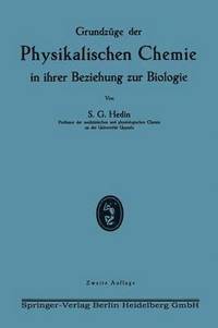 bokomslag Grundzge der Physikalischen Chemie in ihrer Beziehung zur Biologie