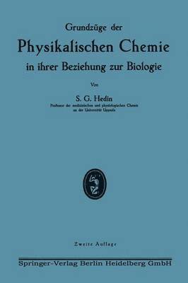 bokomslag Grundzüge der Physikalischen Chemie in ihrer Beziehung zur Biologie
