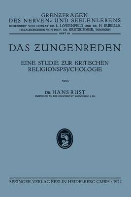 bokomslag Das Zungenreden