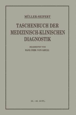 Taschenbuch der Medizinisch Klinischen Diagnostik 1