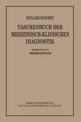 Taschenbuch der Medizinisch Klinischen Diagnostik 1