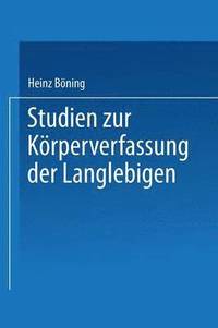 bokomslag Studien zur Körperverfassung der Langlebigen