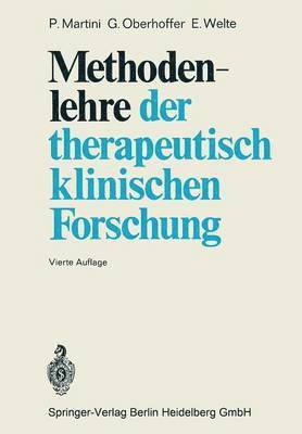 bokomslag Methodenlehre der therapeutisch-klinischen Forschung