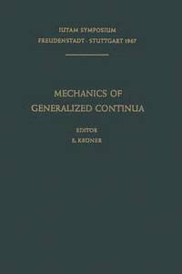 bokomslag Mechanics of Generalized Continua