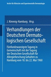 bokomslag Verhandlungen der Deutschen Dermatologischen Gesellschaft