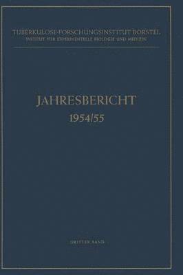 bokomslag Jahresbericht 1954/55