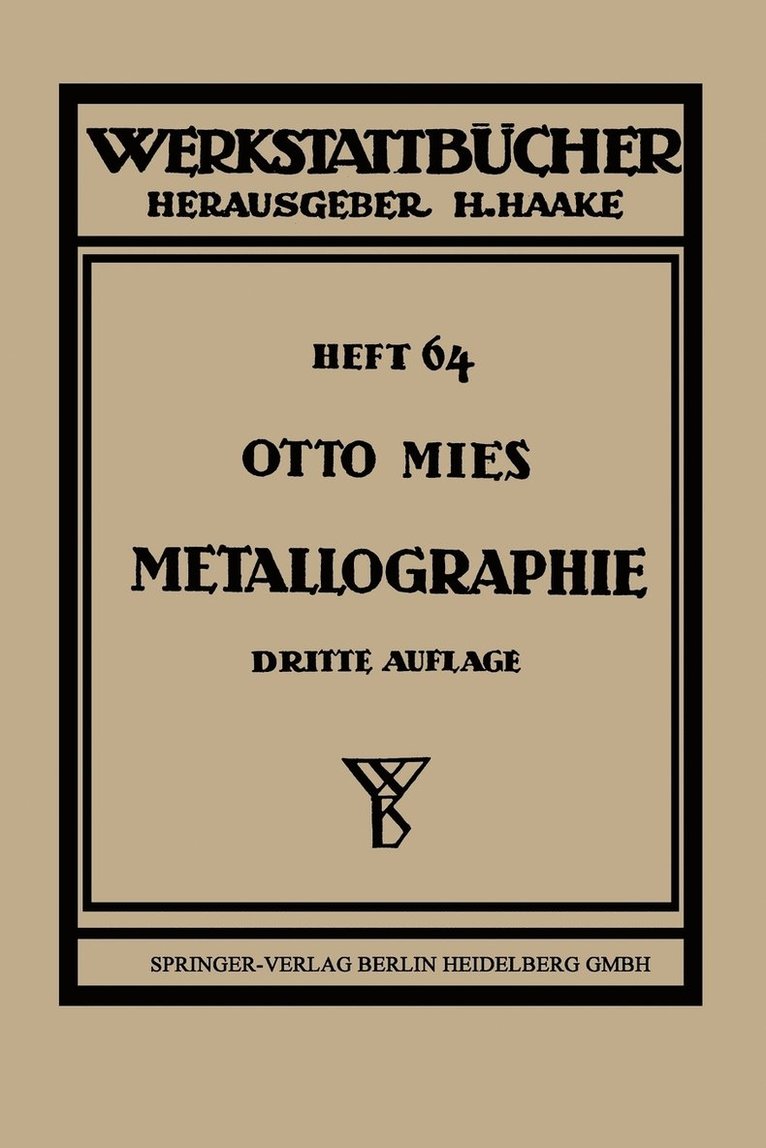 Metallographie 1