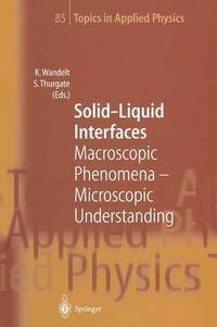 bokomslag Solid-Liquid Interfaces