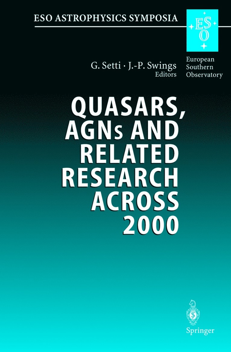 G. Setti, J.-P. Swings, J. -P Swings, Giancarlo Setti, J. -P. Swings - Quasars, AGNs and Related Research Across 2000, Häftad