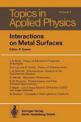 bokomslag Interactions on Metal Surfaces