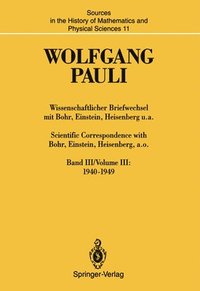 bokomslag Wissenschaftlicher Briefwechsel mit Bohr, Einstein, Heisenberg u.a. / Scientific Correspondence with Bohr, Einstein, Heisenberg, a.o.