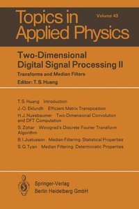 bokomslag Two-Dimensional Digital Signal Processing II