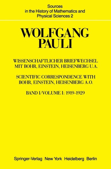 bokomslag Wissenschaftlicher Briefwechsel mit Bohr, Einstein, Heisenberg u.a.