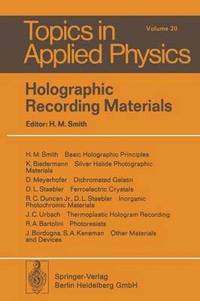 bokomslag Holographic Recording Materials
