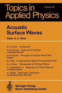 bokomslag Acoustic Surface Waves