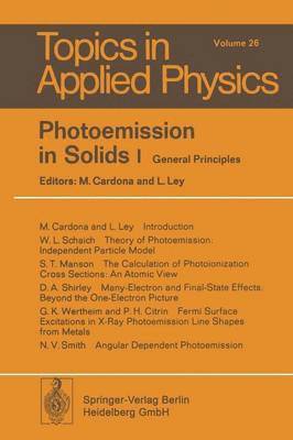 Photoemission in Solids I 1