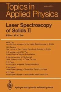 bokomslag Laser Spectroscopy of Solids II
