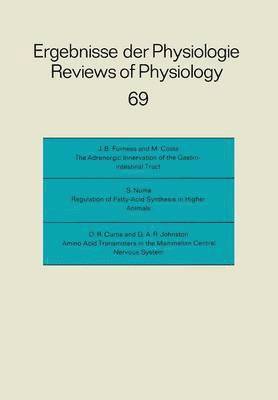 Ergebnisse der Physiologie Biologischen Chemie und experimentellen Pharmakologie / Reviews of Physiology Biochemistry and Experimental Pharmacology 1