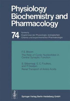 bokomslag Reviews of Physiology, Biochemistry and Pharmacology