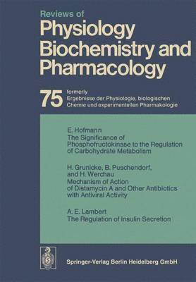 bokomslag Reviews of Physiology, Biochemistry and Pharmacology