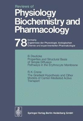 bokomslag Reviews of Physiology, Biochemistry and Pharmacology