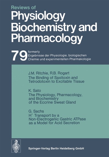 R. H. Adrian, E. Helmreich, R. Jung, K. Kramer, O. Krayer, R. J. Linden, F. Lynen, P. A. Miescher, J. Piiper, H. Rasmussen, A. E. Renold, U. Trendelenburg, K. Ullrich, W. Vogt, A. Weber, H. Holzer - Reviews of Physiology, Biochemistry and Pharmacology, Häftad