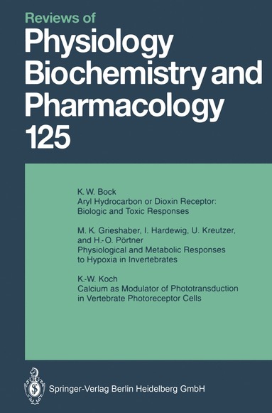 bokomslag Reviews of Physiology, Biochemistry and Pharmacology