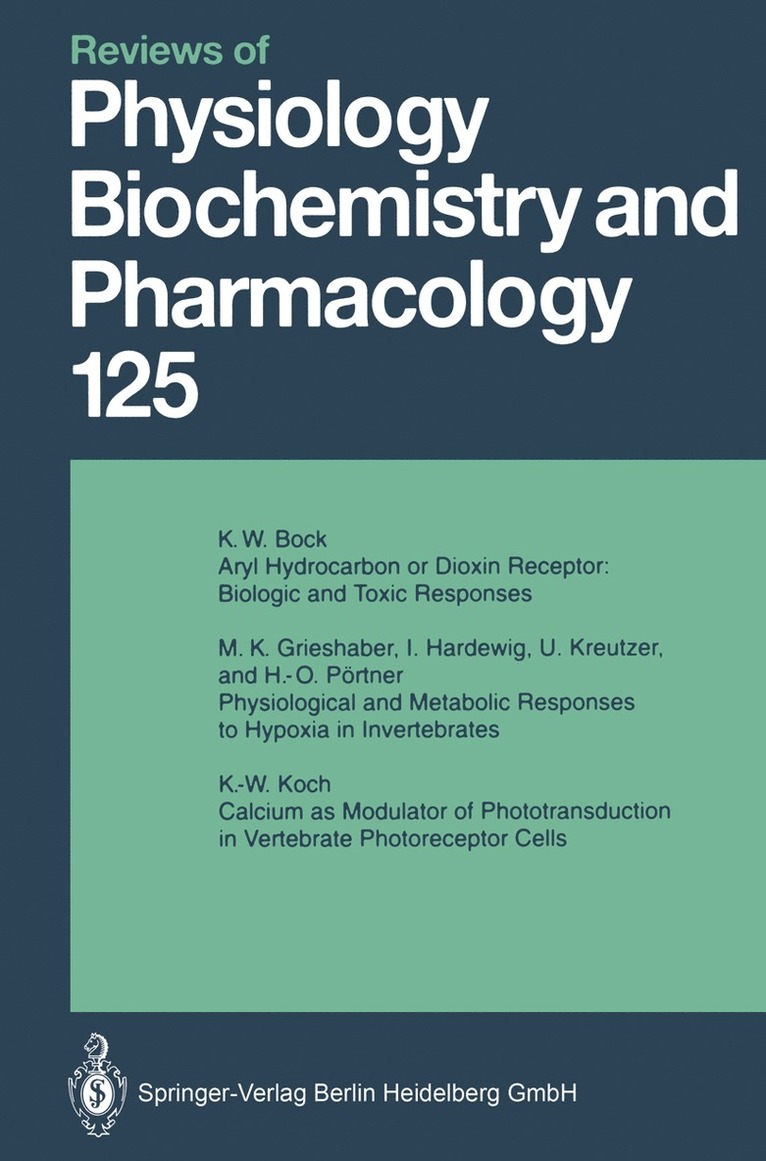 Reviews of Physiology, Biochemistry and Pharmacology 1