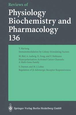 bokomslag Reviews of Physiology, Biochemistry and Pharmacology