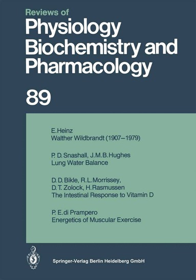 R. H. Adrian, E. Helmreich, H. Holzer, R. Jung, O. Krayer, R. J. Linden, F. Lynen, P. A. Miescher, J. Piiper, H. Rasmussen, A. E. Renold, U. Trendelenburg, K. Ullrich, W. Vogt, A. Weber - Ergebnisse der Physiologie, biologischen Chemie und experimentellen Pharmakologie, Häftad