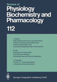 bokomslag Reviews of Physiology, Biochemistry and Pharmacology