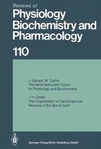 bokomslag Reviews of Physiology, Biochemistry and Pharmacology 110