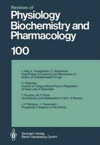 bokomslag Reviews of Physiology, Biochemistry and Pharmacology