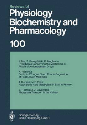 bokomslag Reviews of Physiology, Biochemistry and Pharmacology